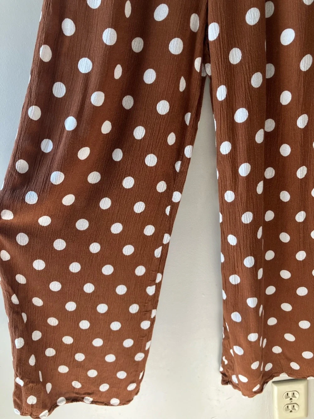 FOREVER 21 Polka Dot Wide Leg Pants - Picture 4 of 7